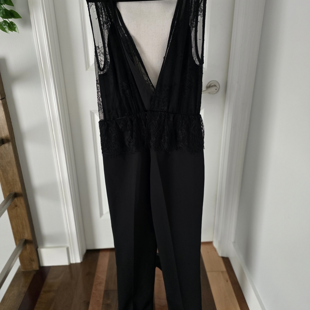 Zara Black Lace Jumpsuit